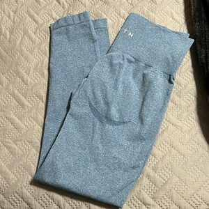 NVGTN Blue seamless leggings